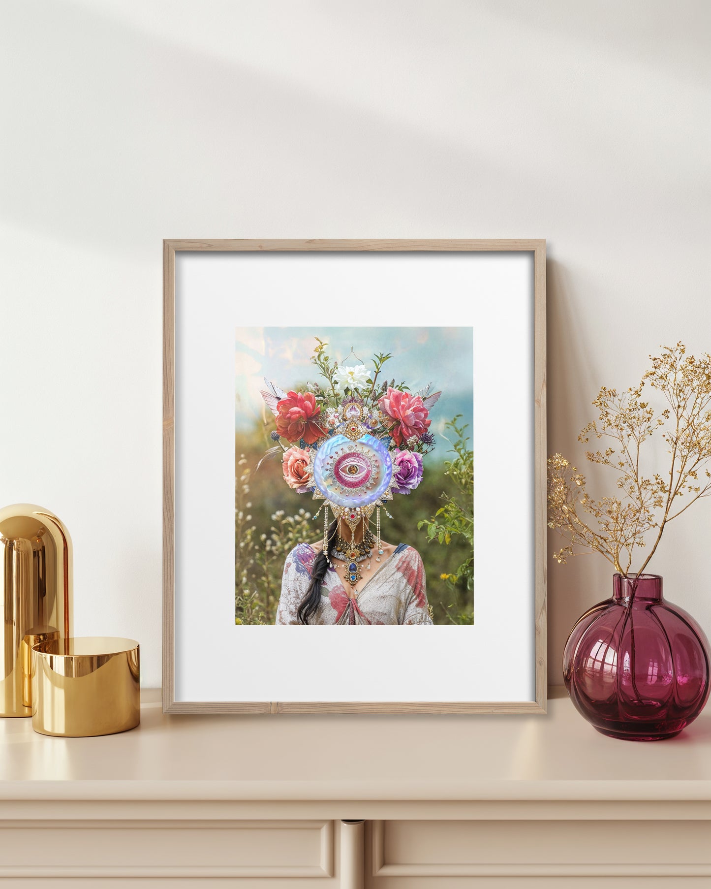 'Blooming Vision' Art Print