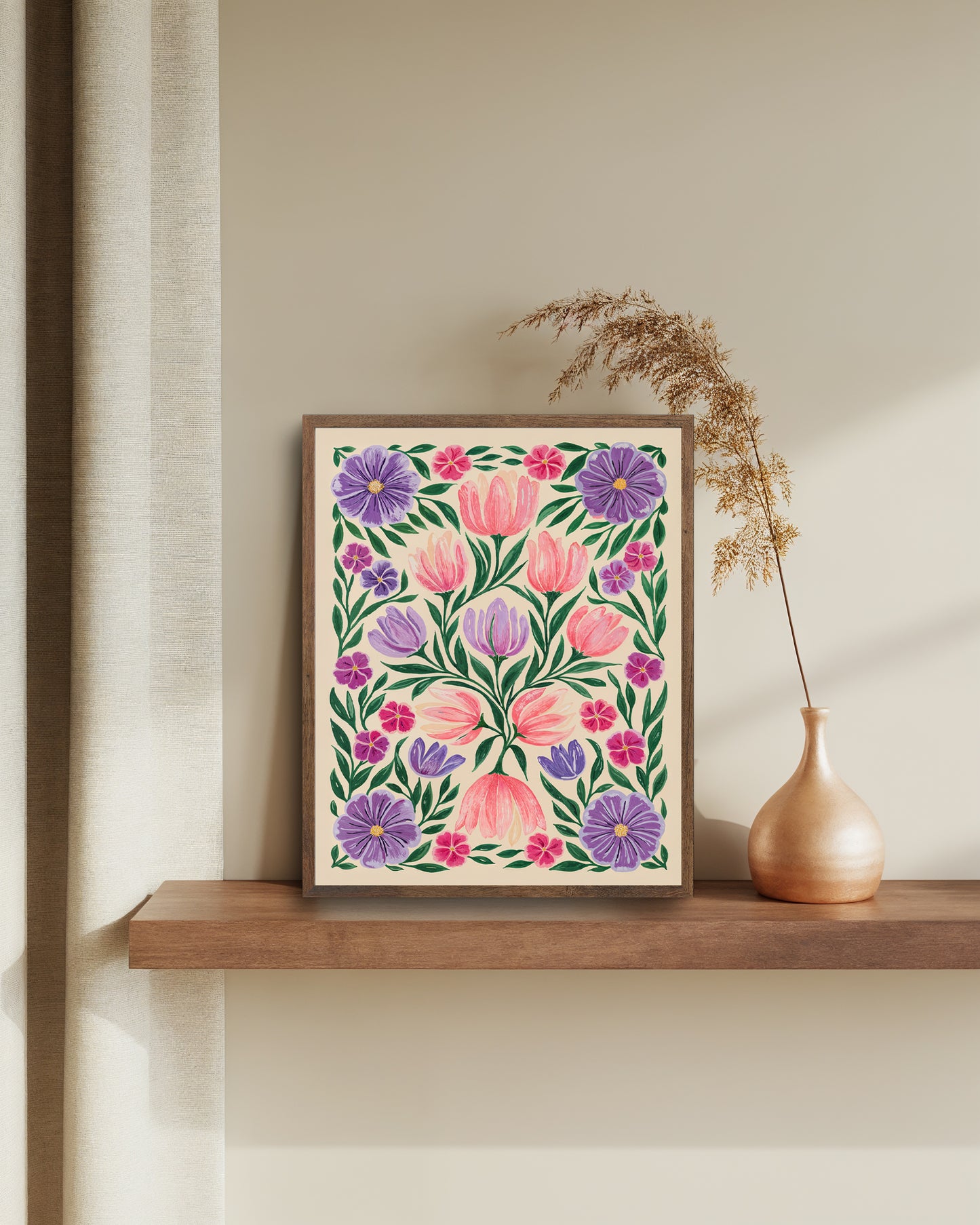 Hygge Blooms Art Print