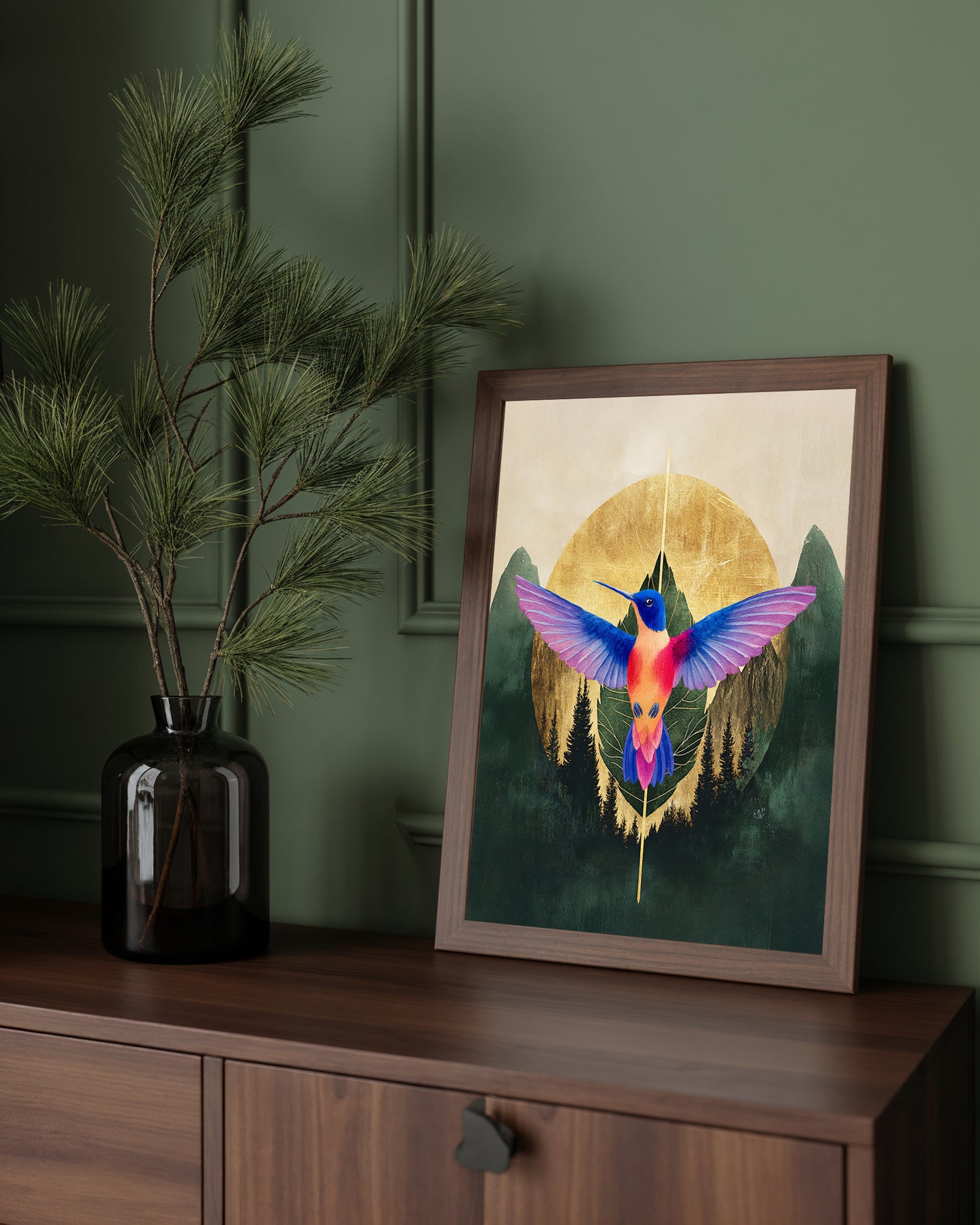 'Hummingbird Mountain' Art Print