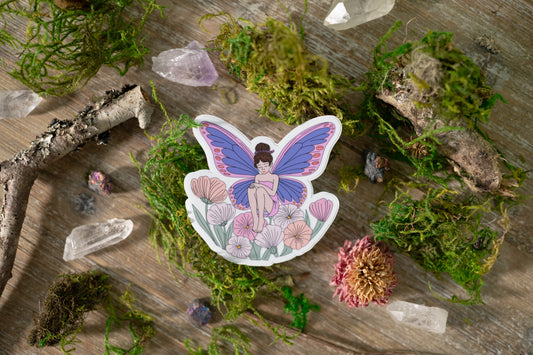 Blossom Dream Fairy Vinyl Sticker