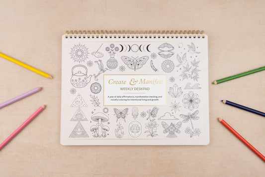 Create + Manifest Weekly Desk Pad