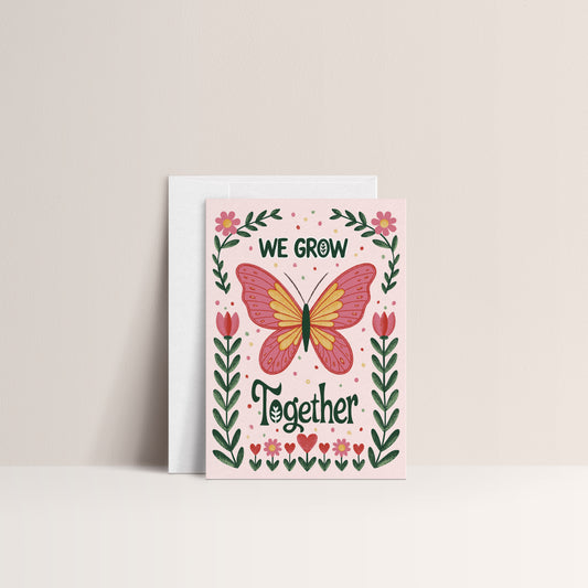 'We Grow Together' Note Card