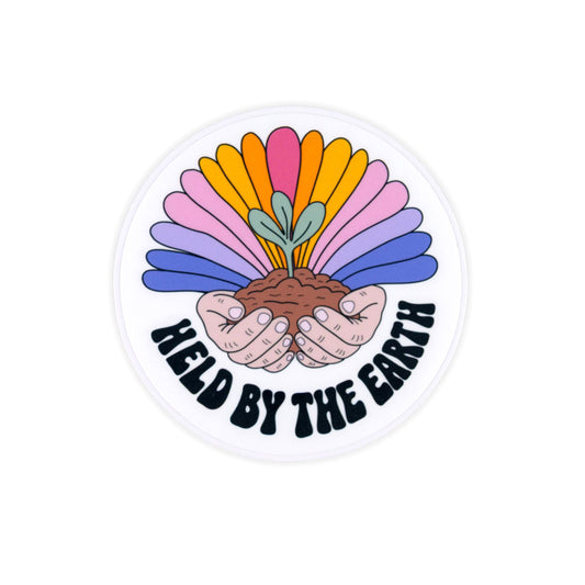 Held by the Earth Vinyl Sticker