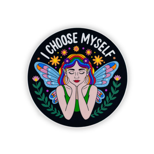 I Choose Myself PRIDE Vinyl Sticker