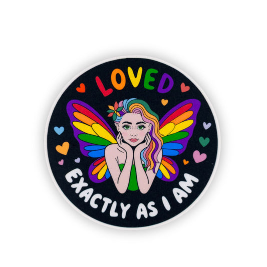 Loved As I Am PRIDE Vinyl Sticker