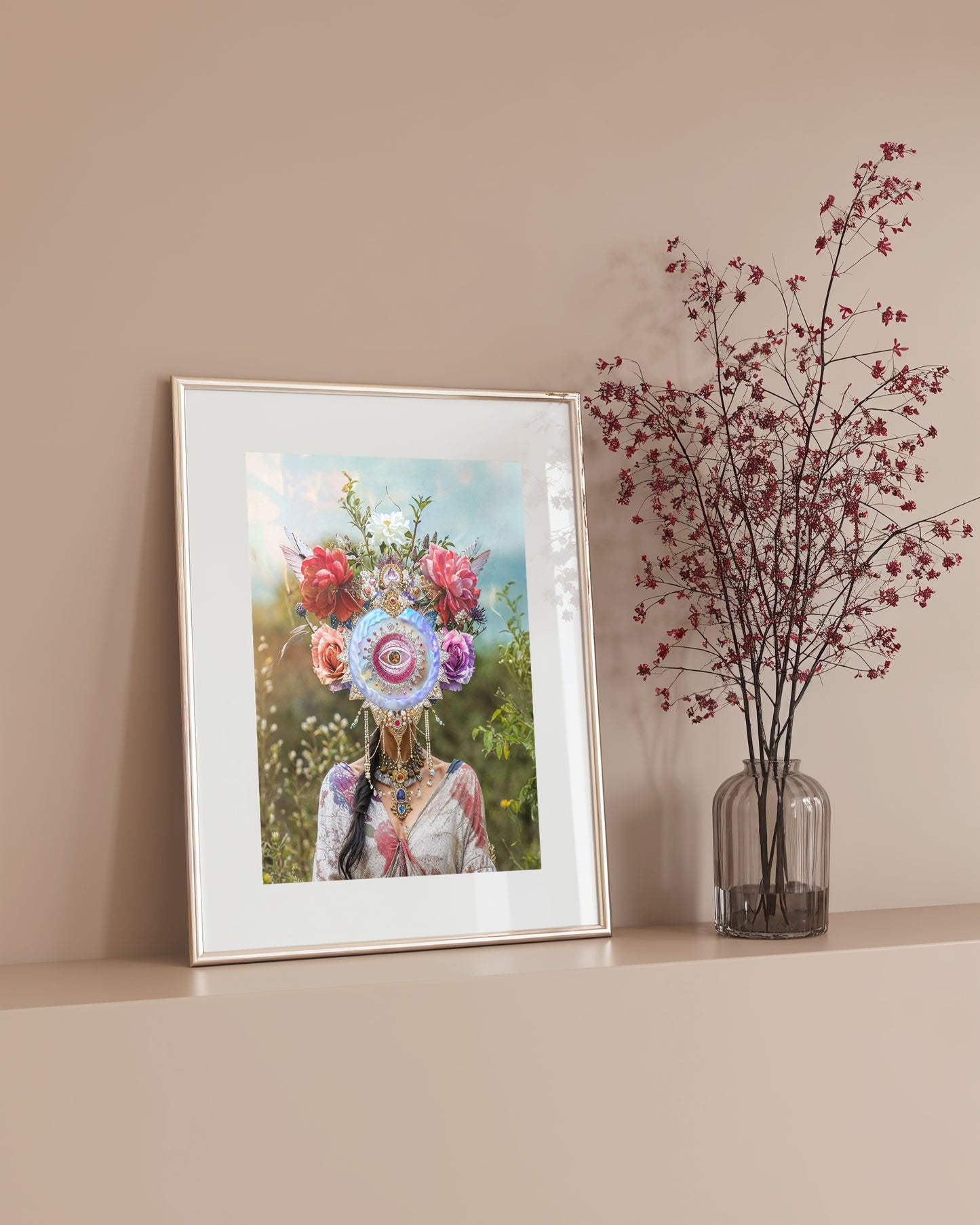 'Blooming Vision' Art Print