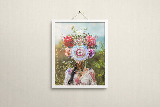'Blooming Vision' Art Print