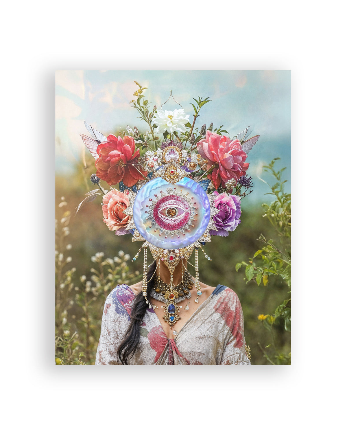 'Blooming Vision' Art Print