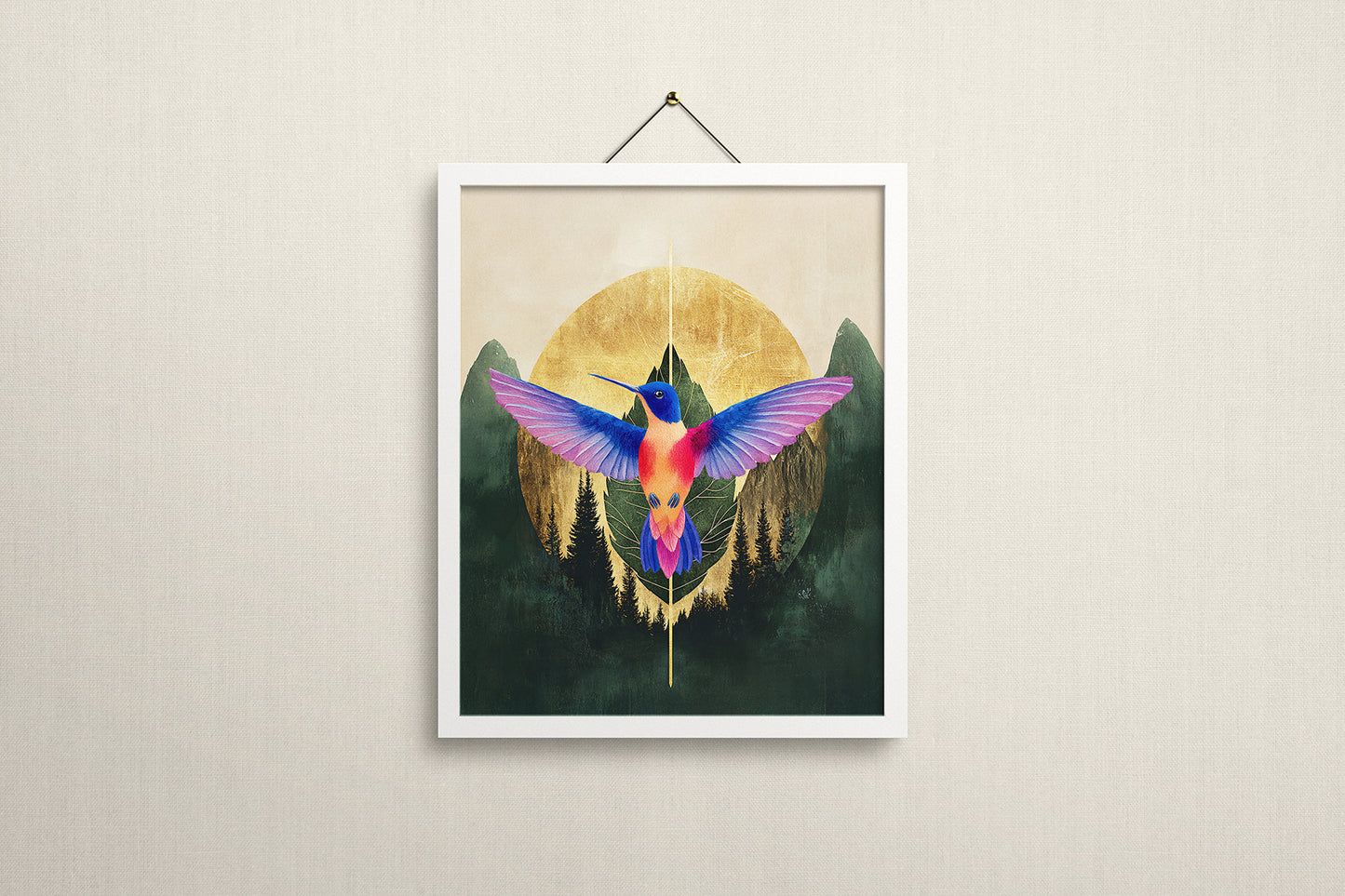 'Hummingbird Mountain' Art Print