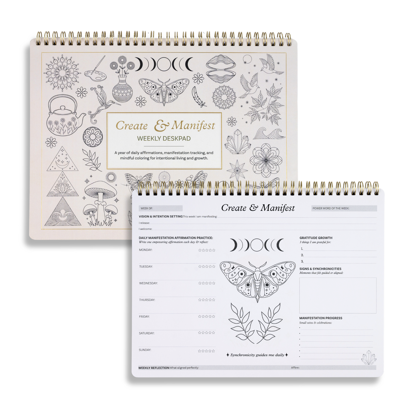 Create + Manifest Weekly Desk Pad