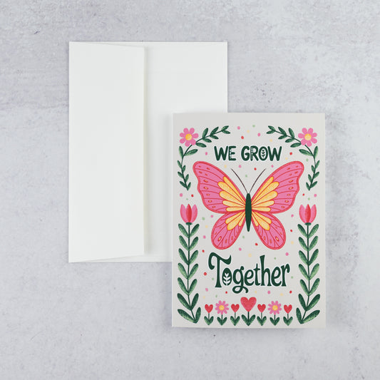 'We Grow Together' Note Card