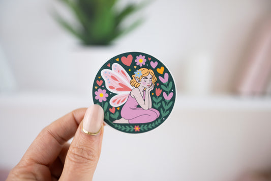 Dreaming Fairy Vinyl Sticker