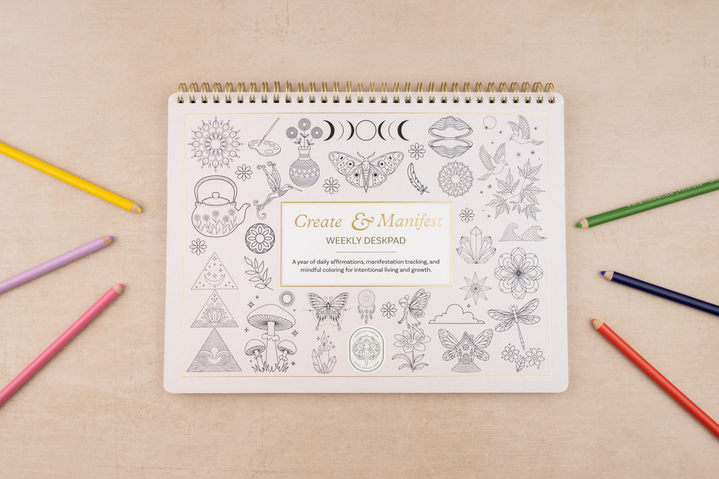 Create + Manifest Weekly Desk Pad