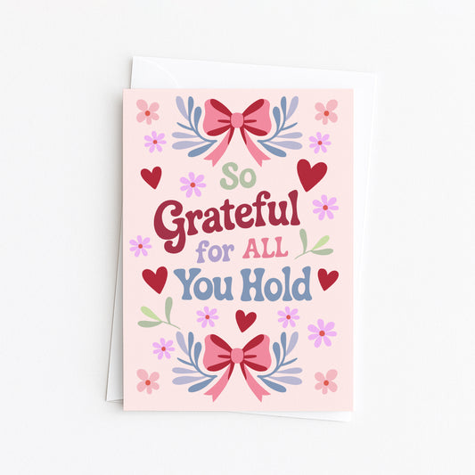 Gratitude Mother's Day Note Card