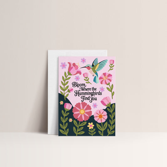 Hummingbird Nature Card