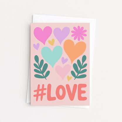 LOVE Hand-Illustrated Pride Card