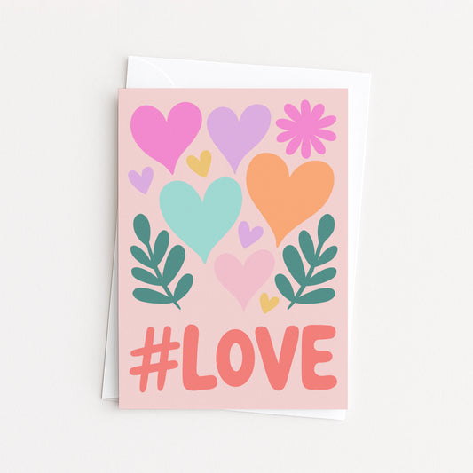 LOVE Hand-Illustrated Pride Card