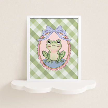 Frog Nursery Wall Art Print