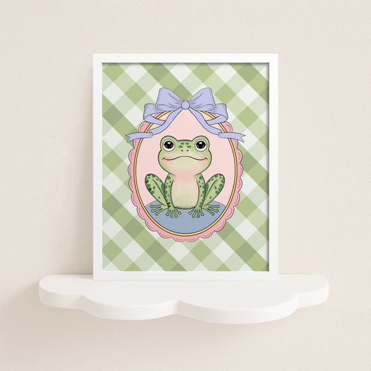 Frog Nursery Wall Art Print