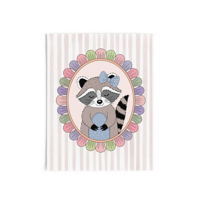 Racoon Nursery Wall Art Print