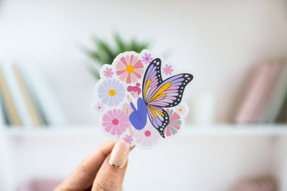 Fairy in Bloom Vinyl Sticker