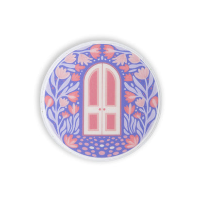 Flower Portal Vinyl Sticker