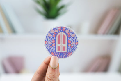 Flower Portal Vinyl Sticker