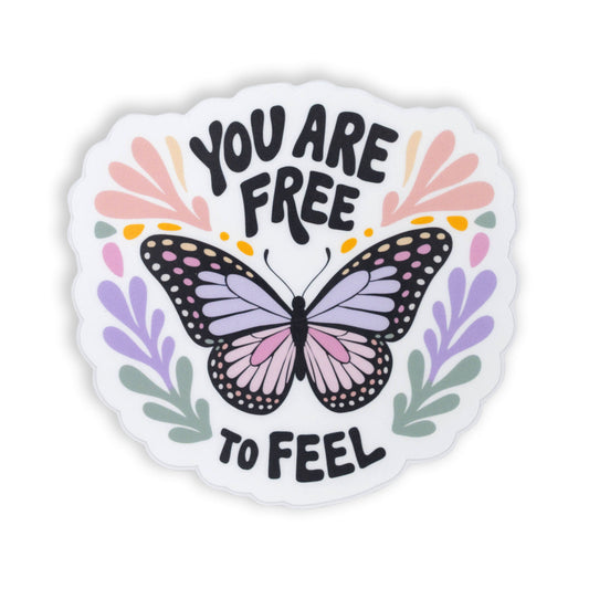 Free to Feel Vinyl Sticker