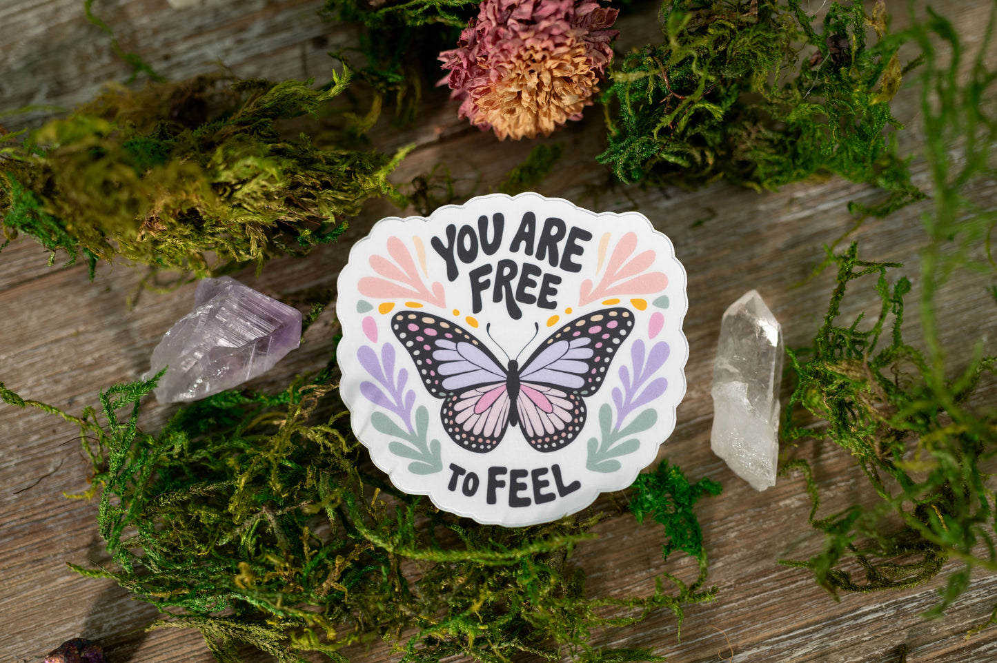 Free to Feel Vinyl Sticker