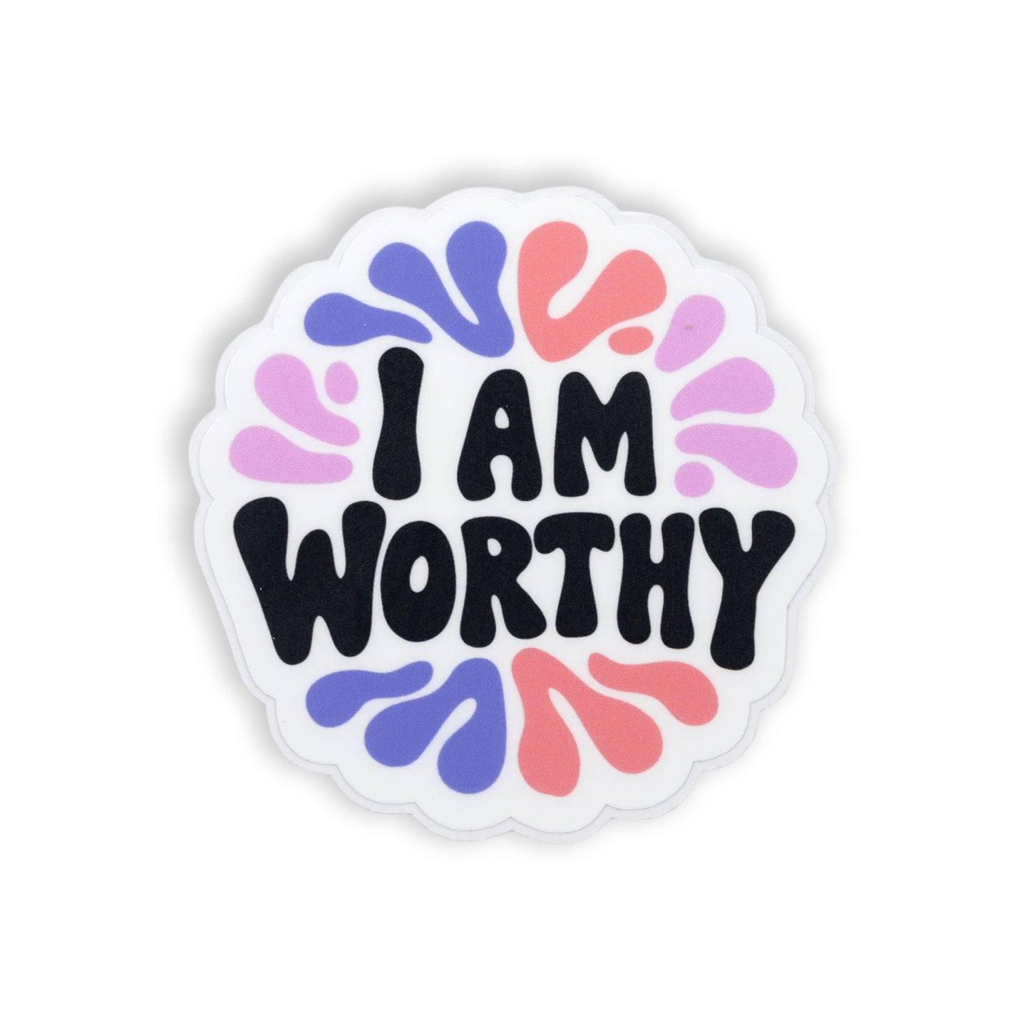 I Am Worthy Vinyl Sticker