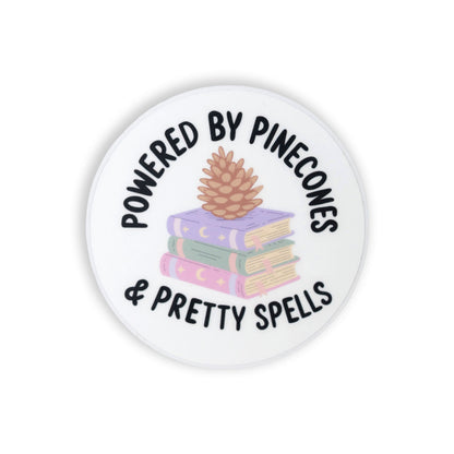 Powered by Pinecones Vinyl Sticker