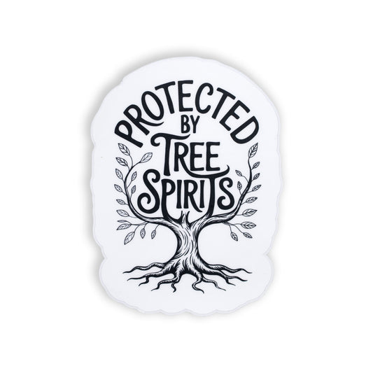 Protected By Tree Spirits Vinyl Sticker