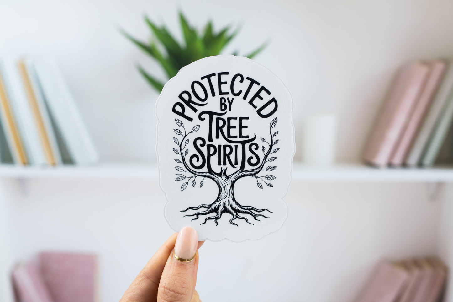 Protected By Tree Spirits Vinyl Sticker